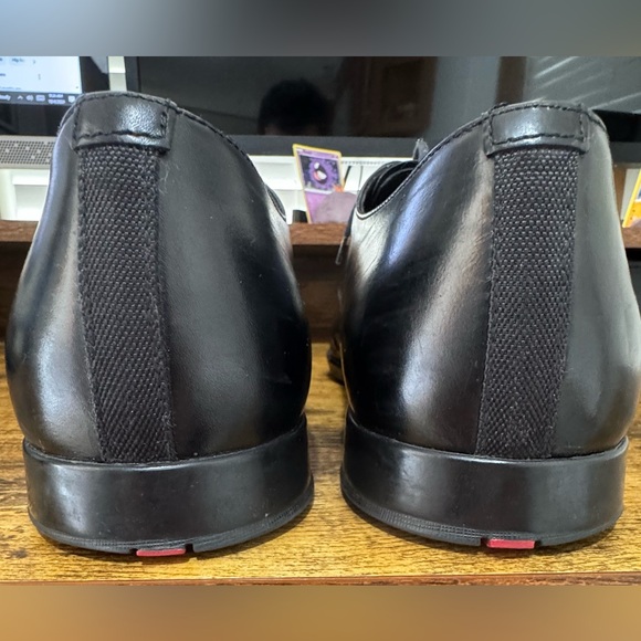 Black leather lace-up Prada Sport derby shoe - Picture 6 of 12